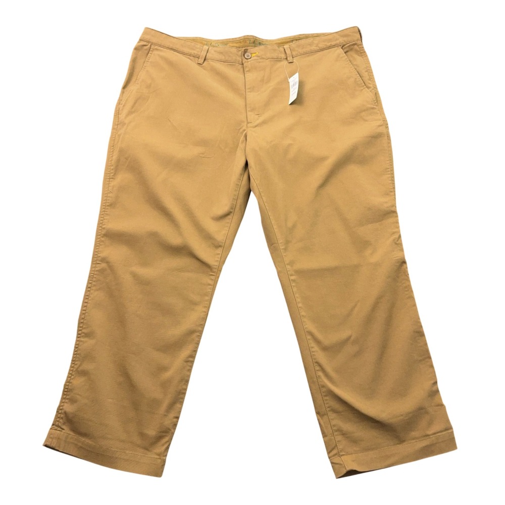 L.L.Bean Comfort Stretch Chino Mens 44x29 Walnut Brown Classic Fit 513046